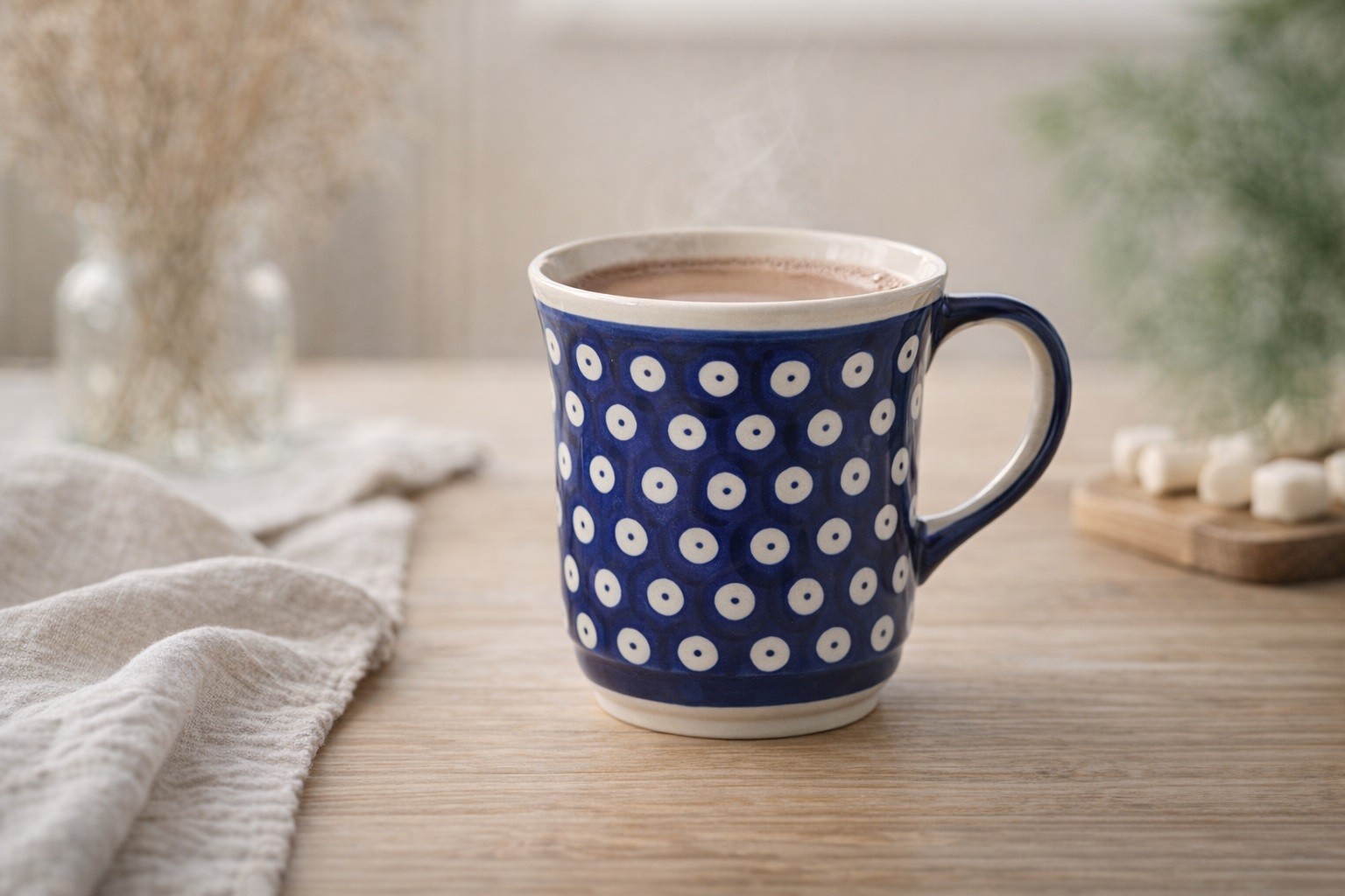 Kubek ceramiczny 300 ml Bolesławiec Dekor 42 GU-1193