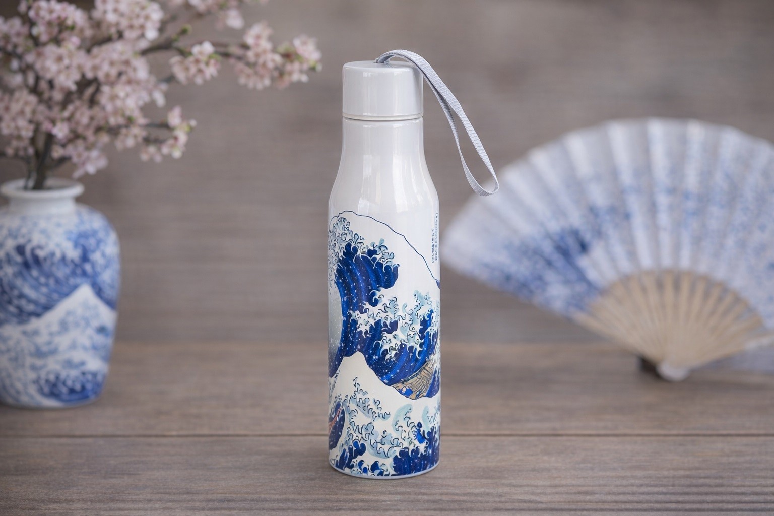 Butelka termiczna 500 ml THE GREAT WAVE inspired by K. Hokusai