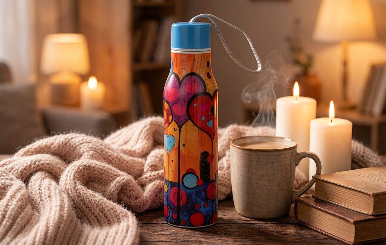 Butelka termiczna 500 ml MODERN HEARTS