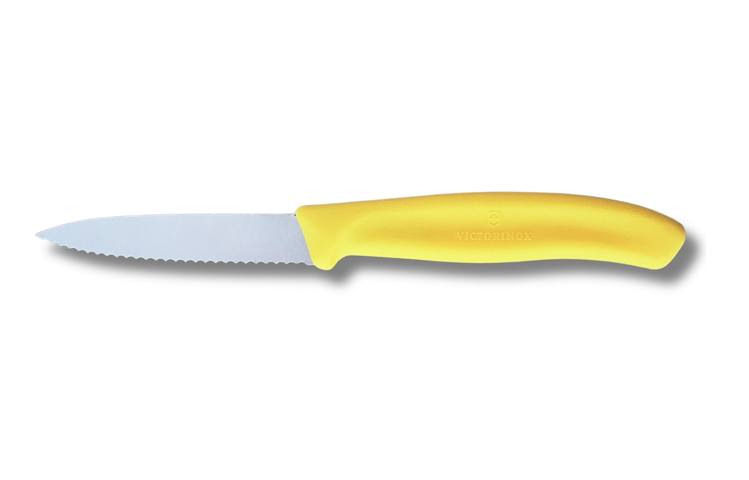 Nóż do warzyw i owoców 8 cm Swiss Classic Żółty ząbkowany