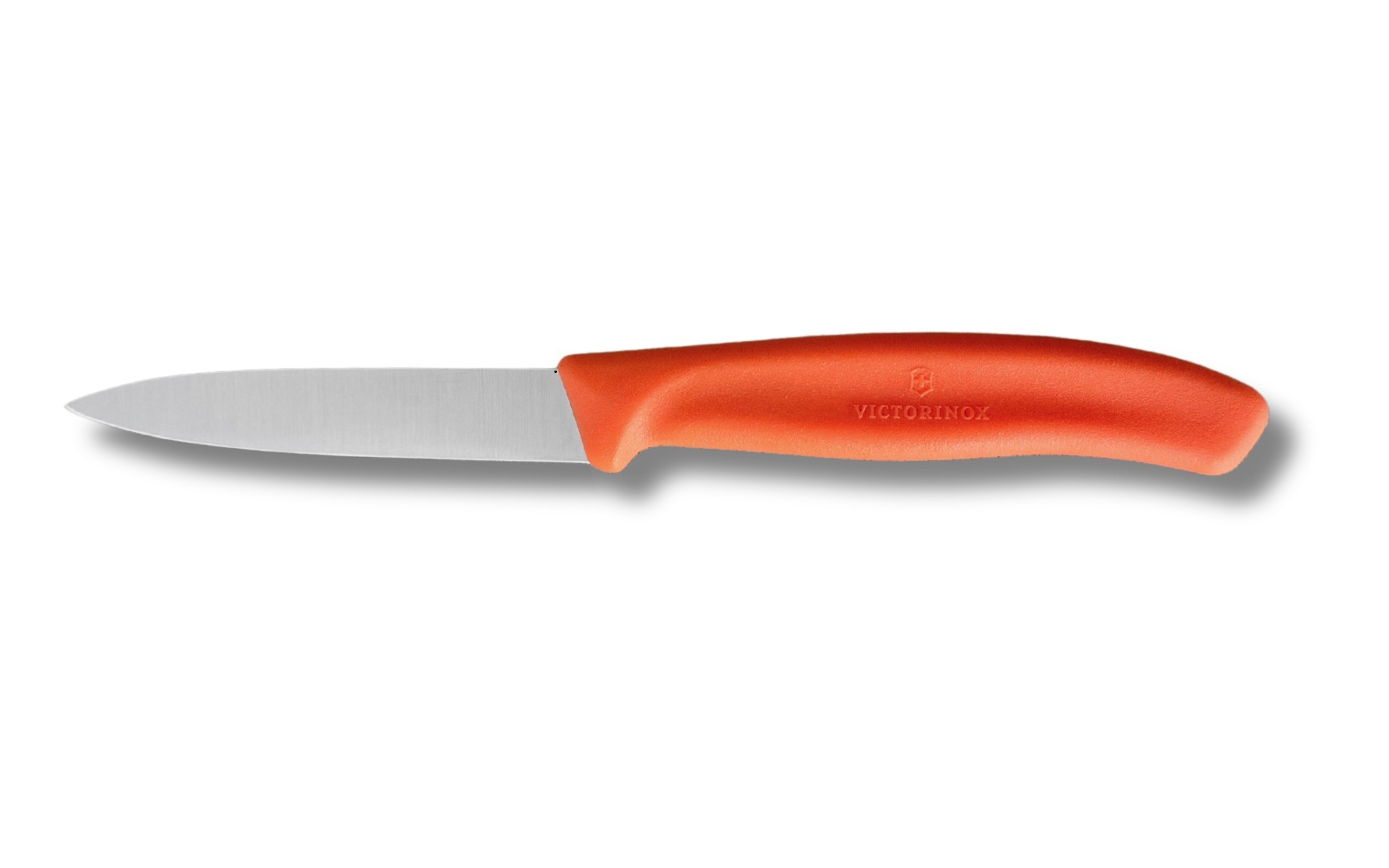 Nóż do obierania 8 cm Swiss Classic Pomarańczowy gładkie ostrze