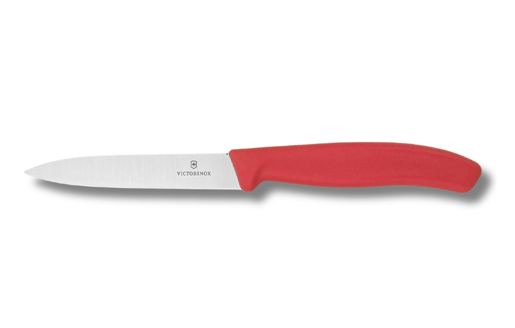 Nóż do warzyw i owoców 10 cm Swiss Classic Czerwony gładkie ostrze