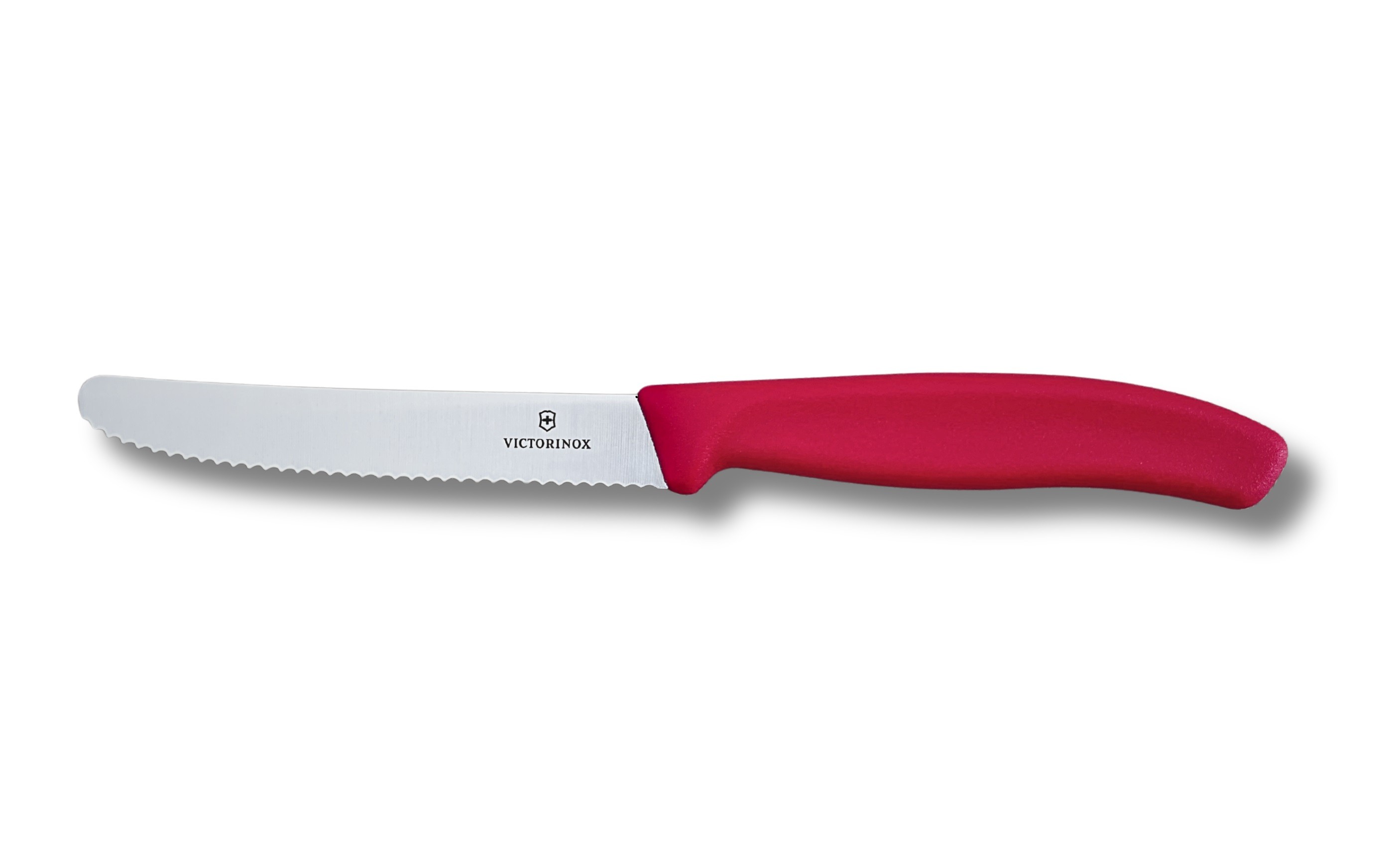 Nóż pikutek uniwersalny 11 cm Swiss Classic Czerwony ząbkowany