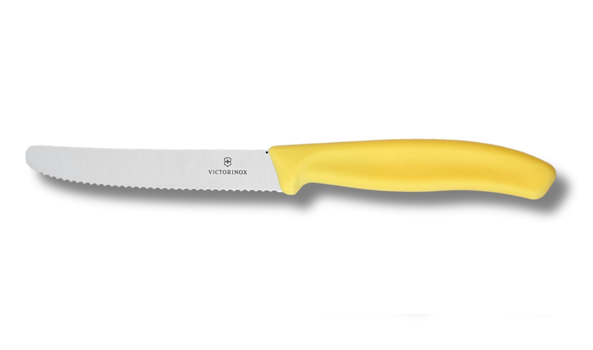 Nóż pikutek uniwersalny 11 cm Swiss Classic Żółty ząbkowany