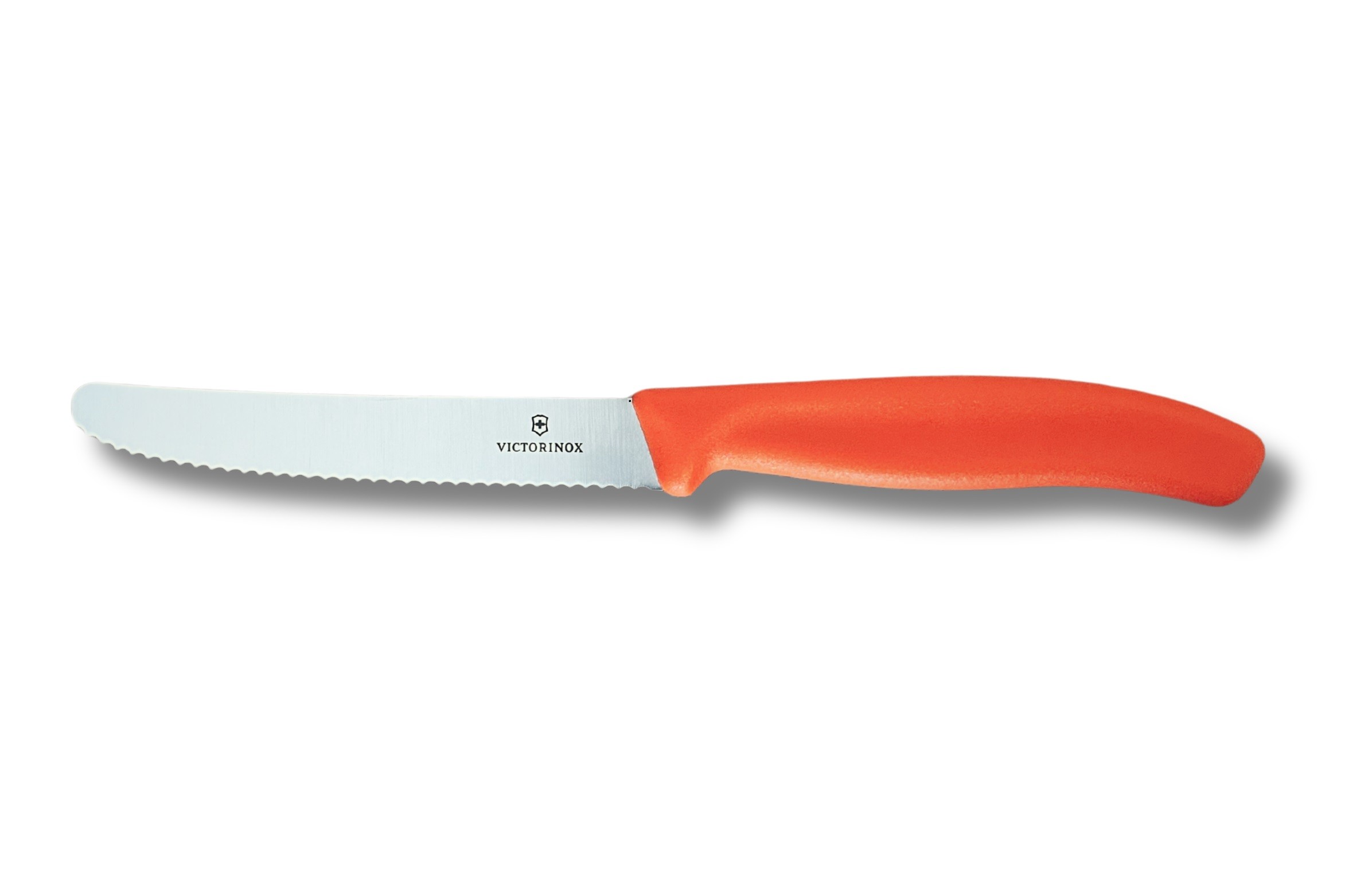 Nóż pikutek uniwersalny 11 cm Swiss Classic Pomarańczowy ząbkowany
