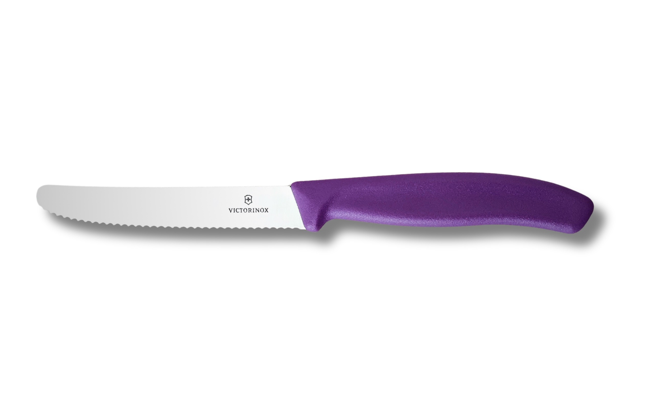 Nóż pikutek uniwersalny 11 cm Swiss Classic Fioletowy ząbkowany