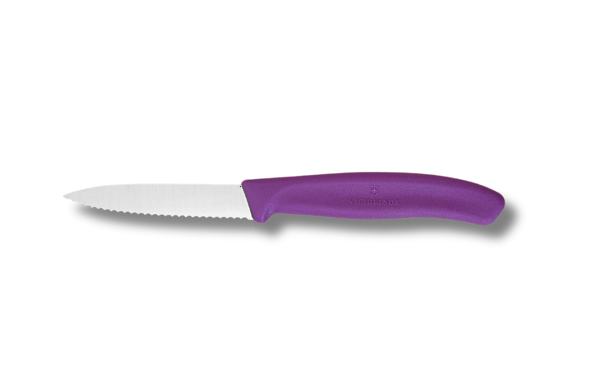 Nóż do warzyw i owoców 8 cm Swiss Classic Fioletowy ząbkowany