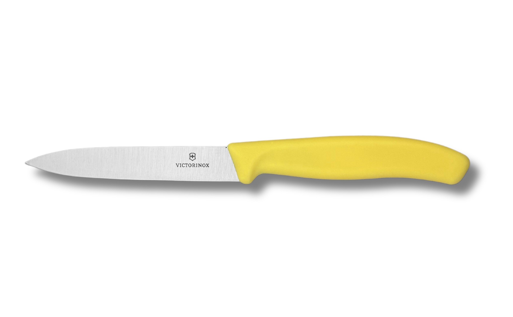 Nóż do warzyw i owoców 10 cm Swiss Classic Żółty gładkie ostrze