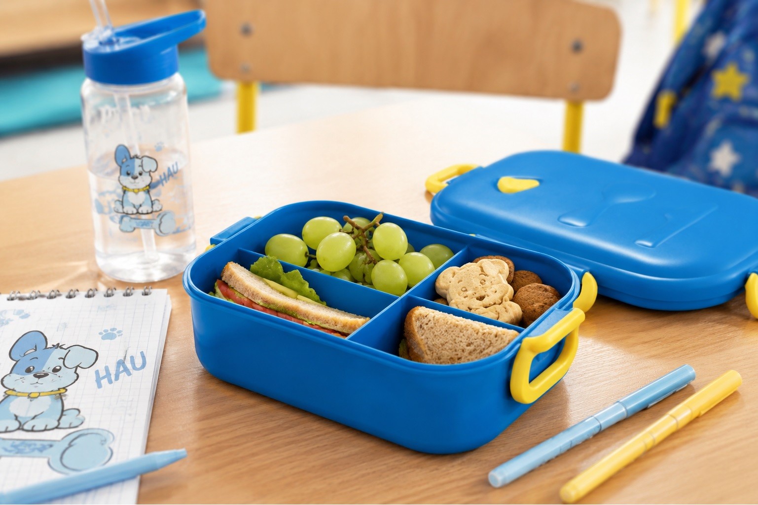 Pojemnik śniadaniowy lunchbox z przegródkami Sky AMBITION JUNIOR 69512