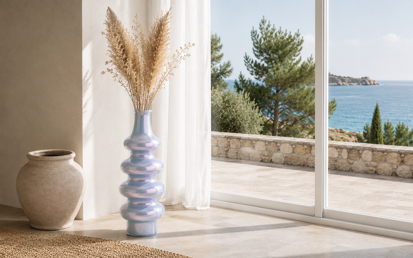 Wazon szklany 40 cm Aura 4906/F1503 San Miguel