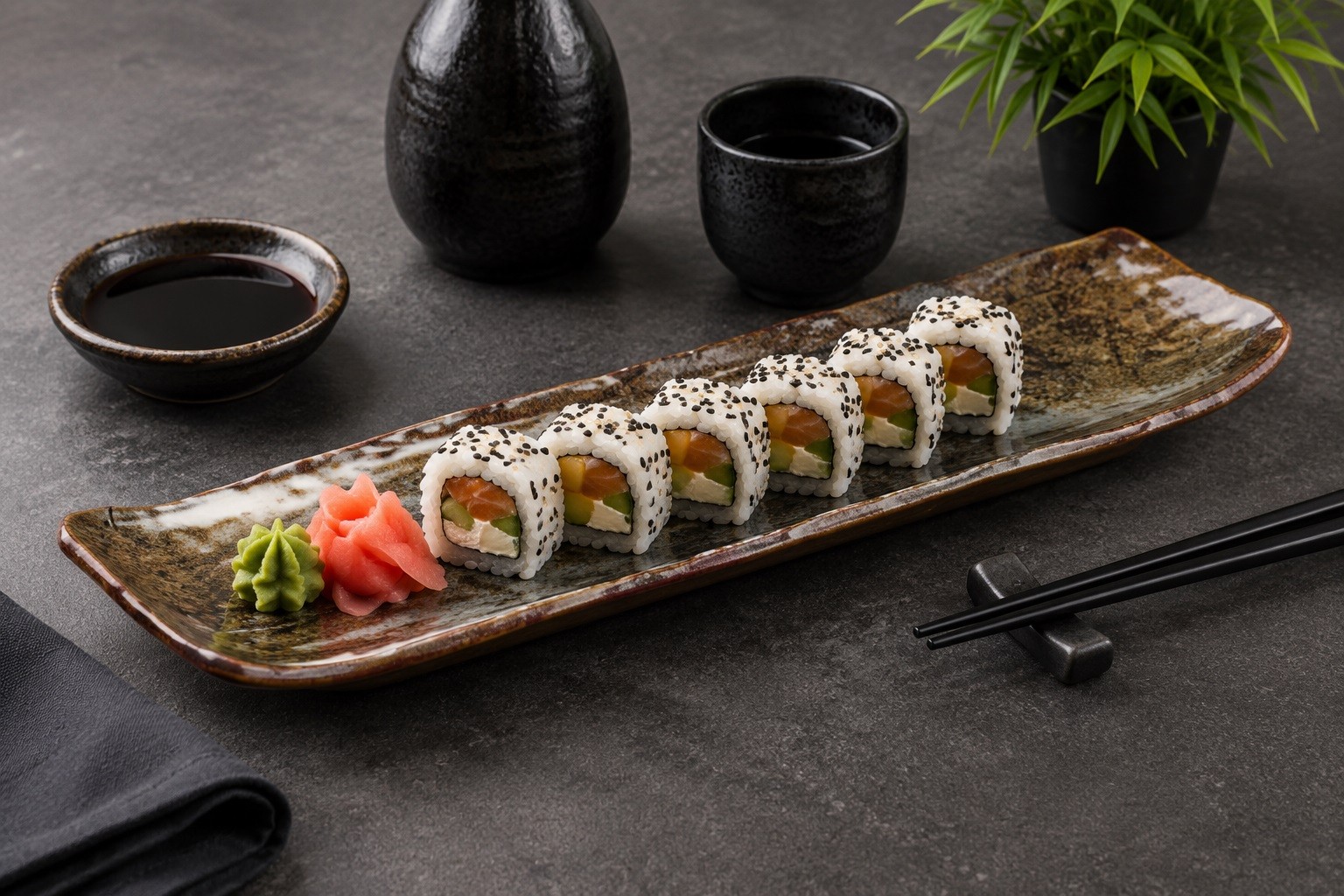 Taca deska do sushi 35x10 cm Umi