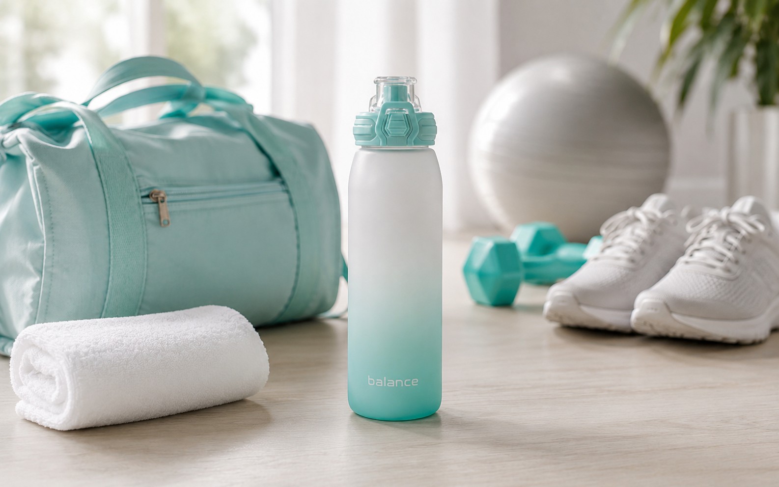 Butelka sportowa TRITAN BALANCE 850ml mięta