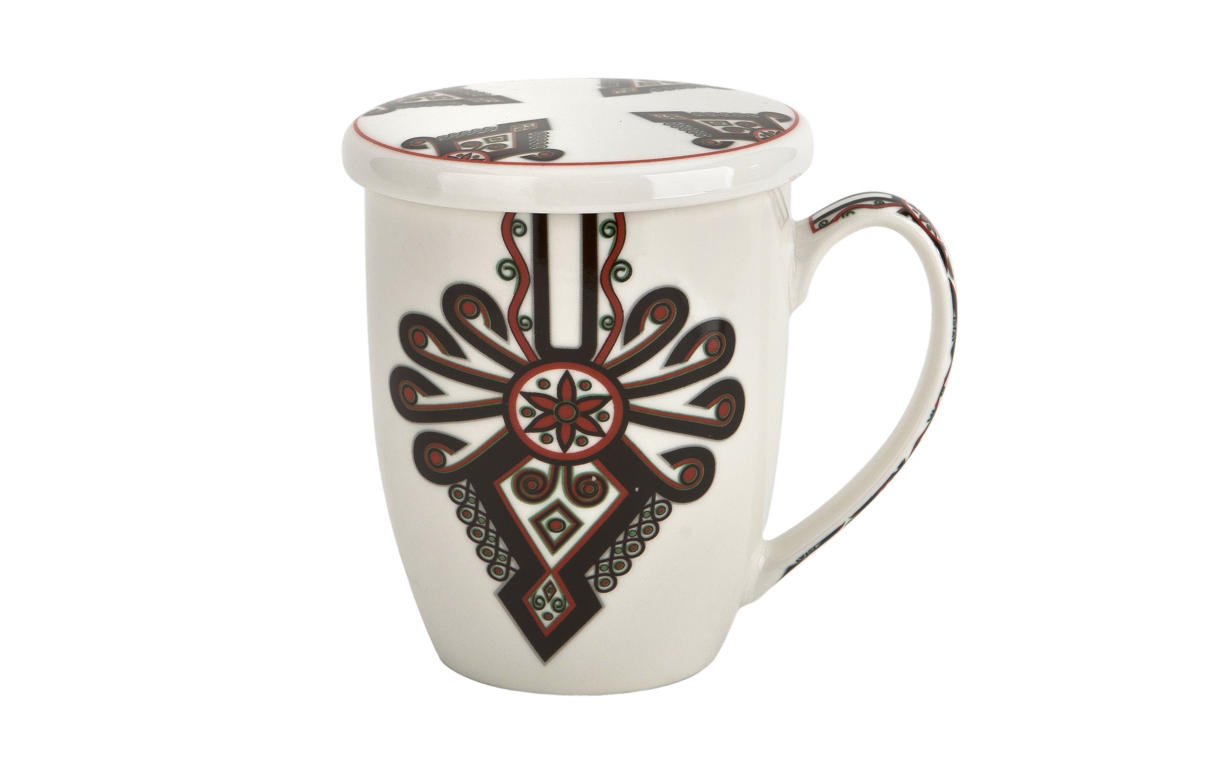 Kubek porcelanowy 350 ml z zaparzaczem Parzenica