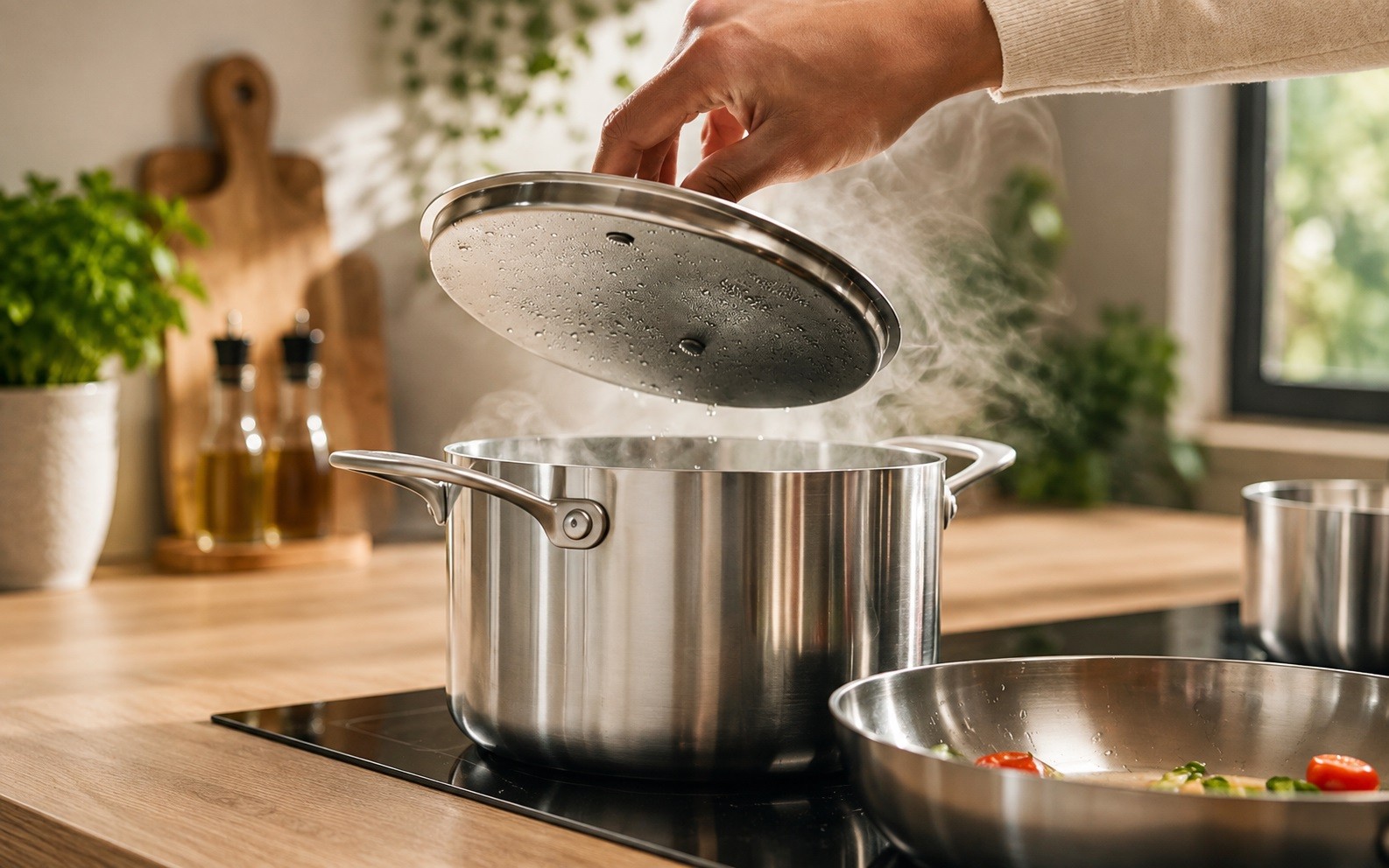 Garnek z pokrywką 20 cm Skottsberg Stainless Steel