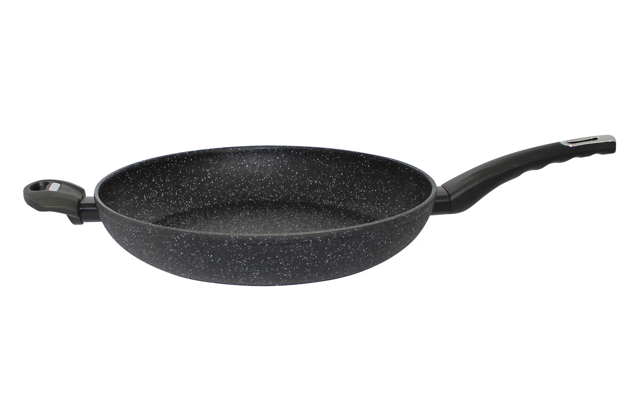 Patelnia tradycyjna 32 cm dodatkowym uchwytem Granit Evolution