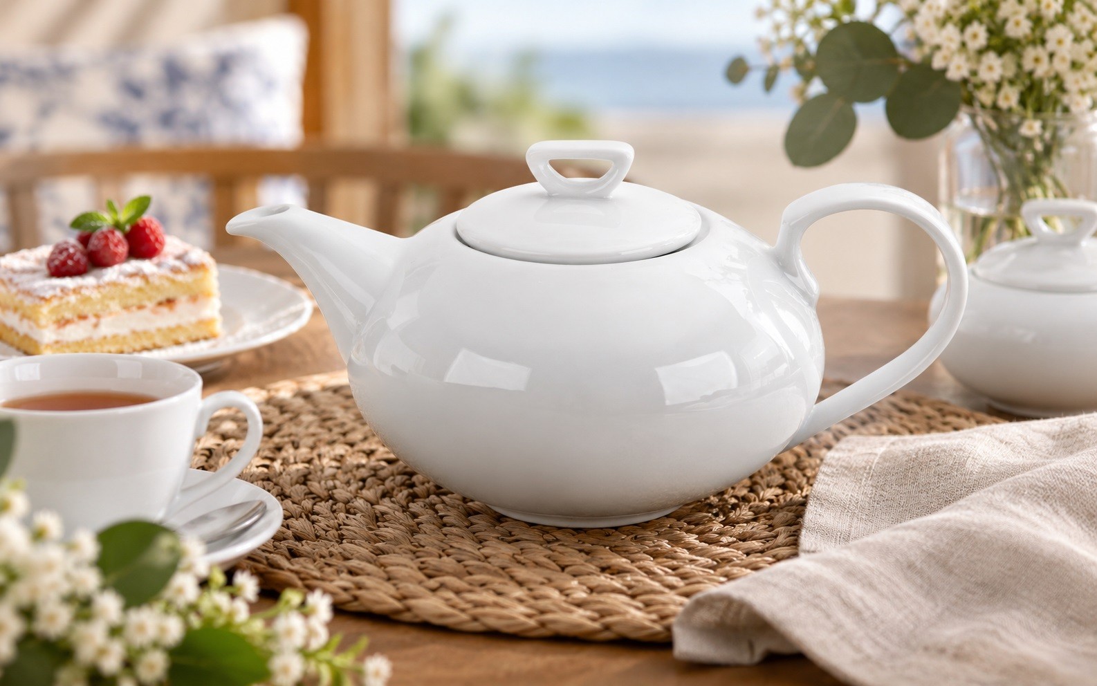 Imbryk porcelanowy 1 L Yvonne Stock