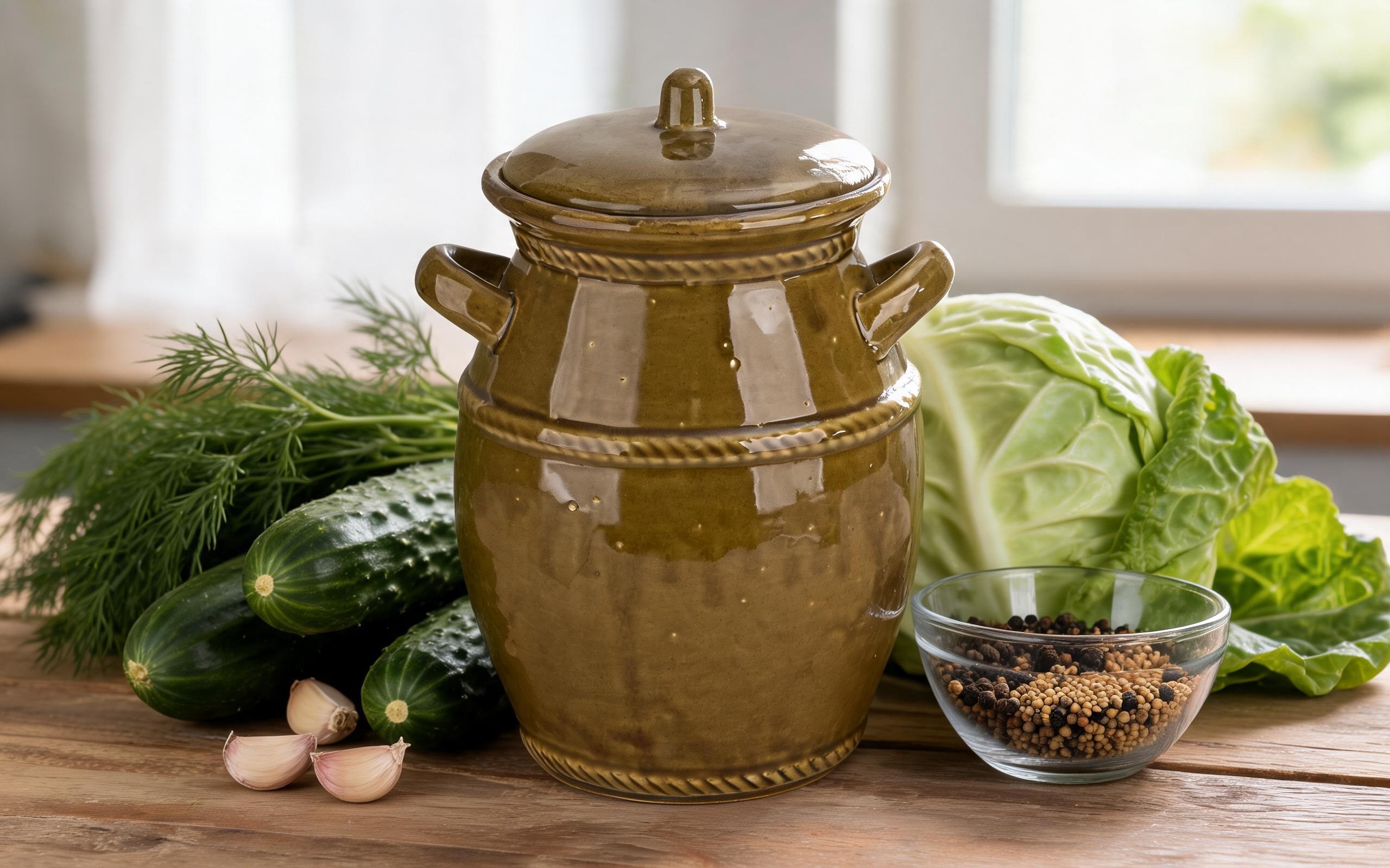 Beczka ceramiczna 4 L miodowa 3378 kamionka