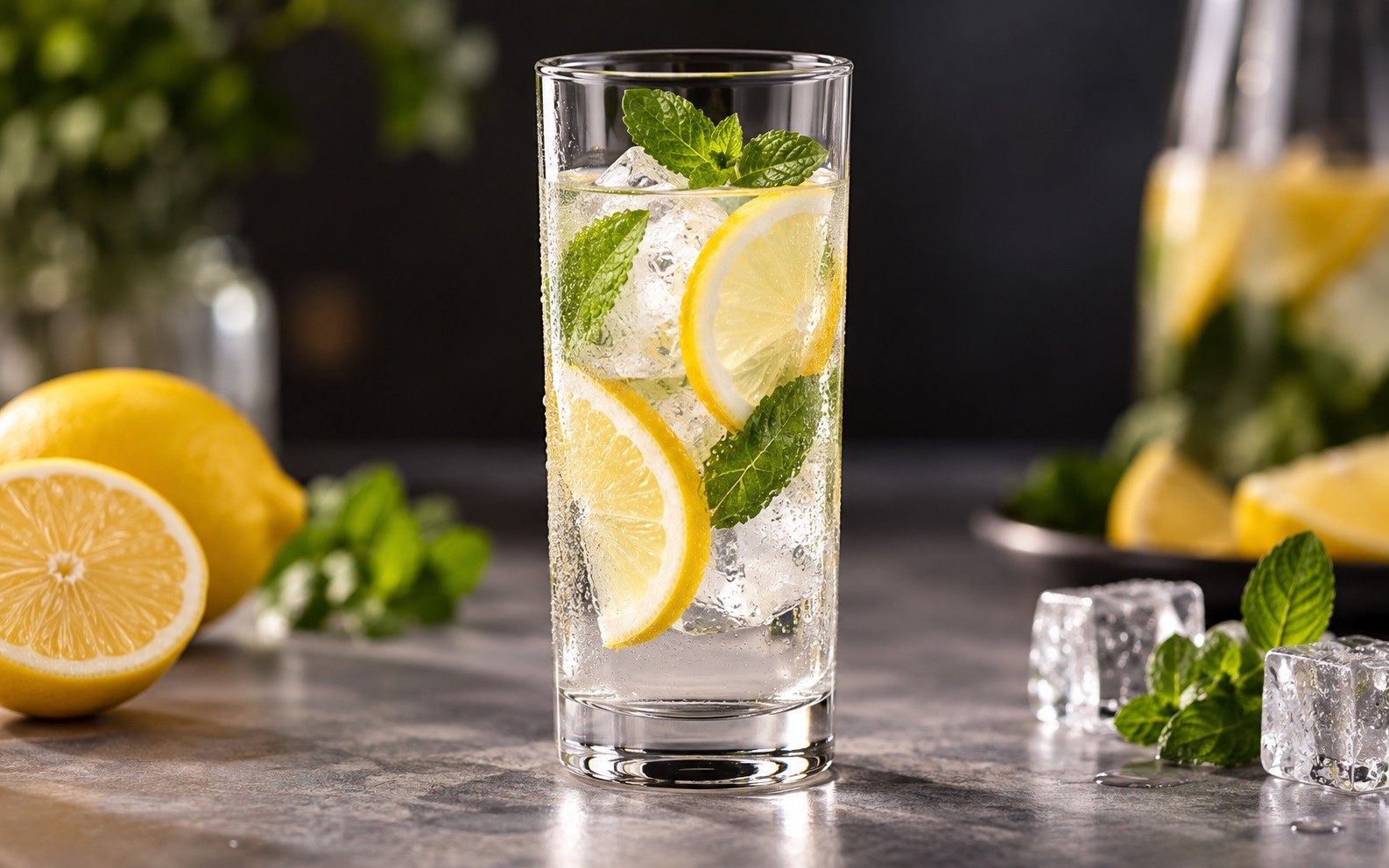 Szklanka wysoka do drinków napojów wody soku 360 ml Glasmark 16 cm