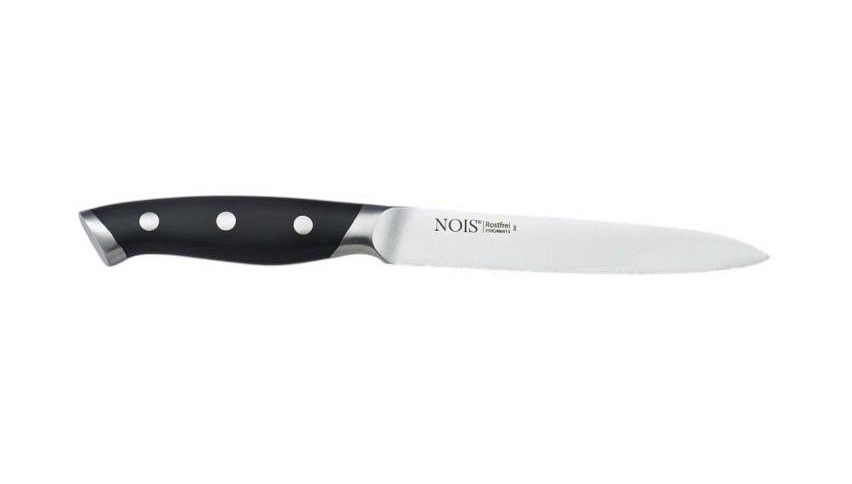 Nóż Uniwersalny z Ząbkowanym Ostrzem 14 cm Stal Nierdzewna NOIS