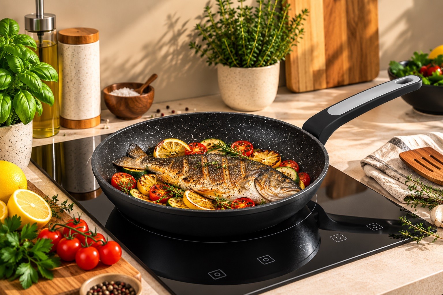 Patelnia tradycyjna 28 cm Silver NOIS 2,7 L