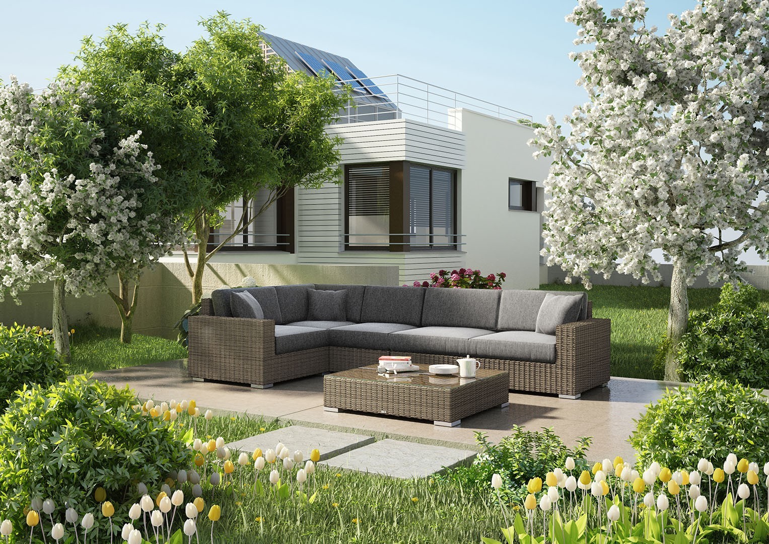 Meble ogrodowe MILANO II Royal piasek