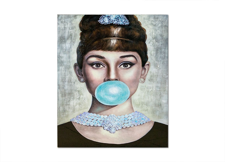 Obraz na płótnie 100x120cm Audrey Hepburn