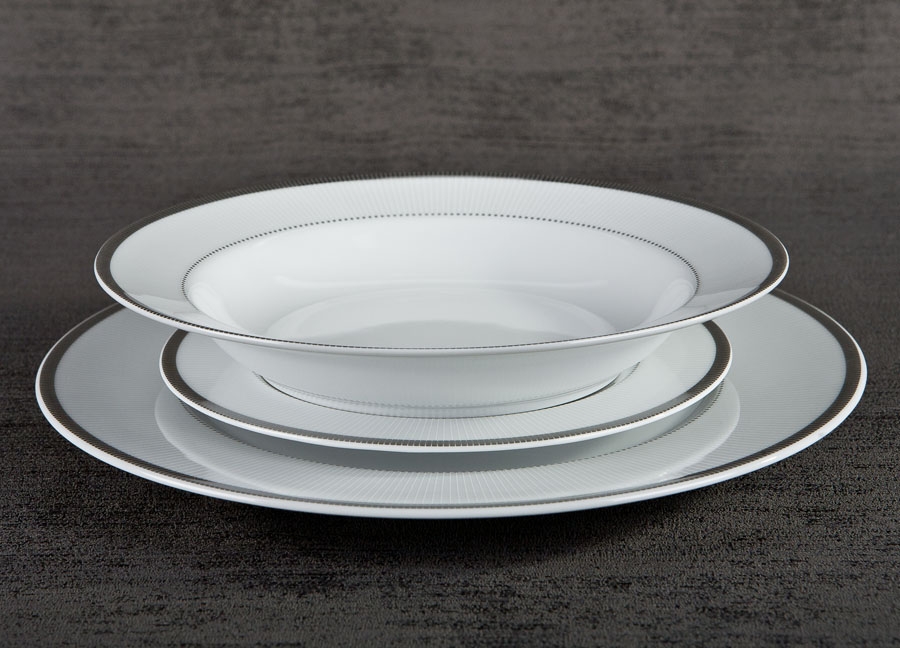 Komplet talerzy 6/18 Marcello Silver