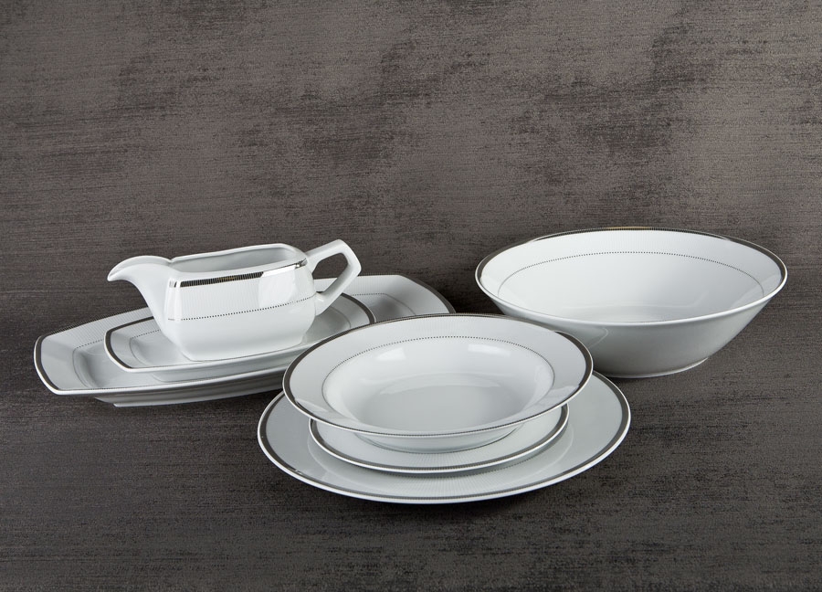 Serwis obiadowy 6/22 Marcello Silver
