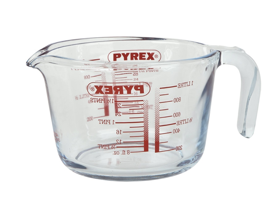 Dzbanek żaroodporny 1L z miarką Pyrex