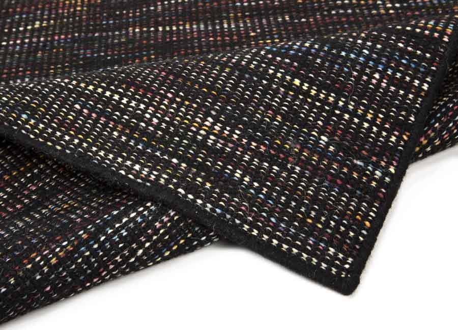 Dywan wełniany 160x230 Black/Multi