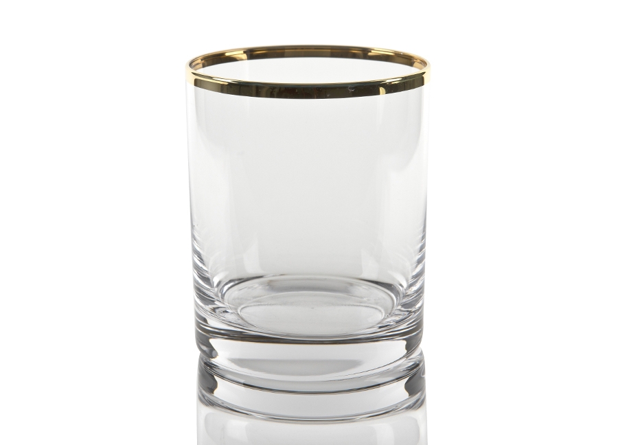 Zestaw 6 Szklanek do whisky 300 ml Golden Line