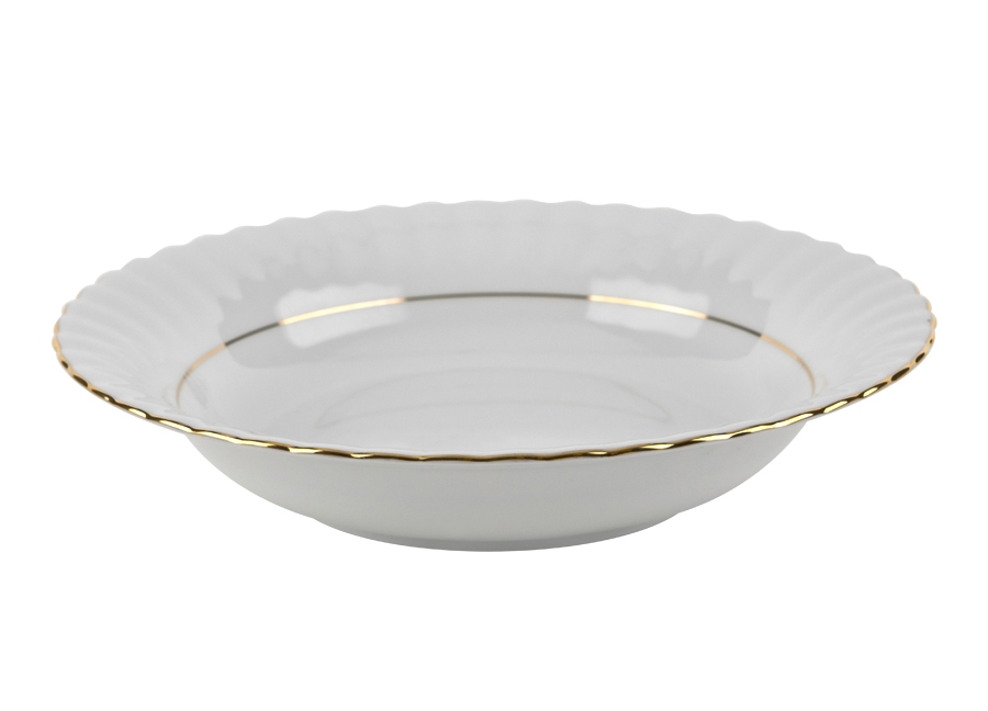 Talerz głęboki 22cm Iwona B014 Złota Linia