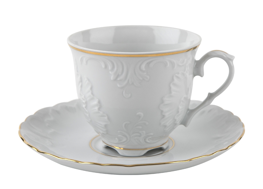 Filiżanka 250 ml ze spodkiem Rococo