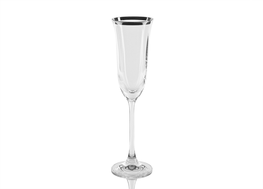 Zestaw 6 kieliszków do szampana 160 ml Platinium Line