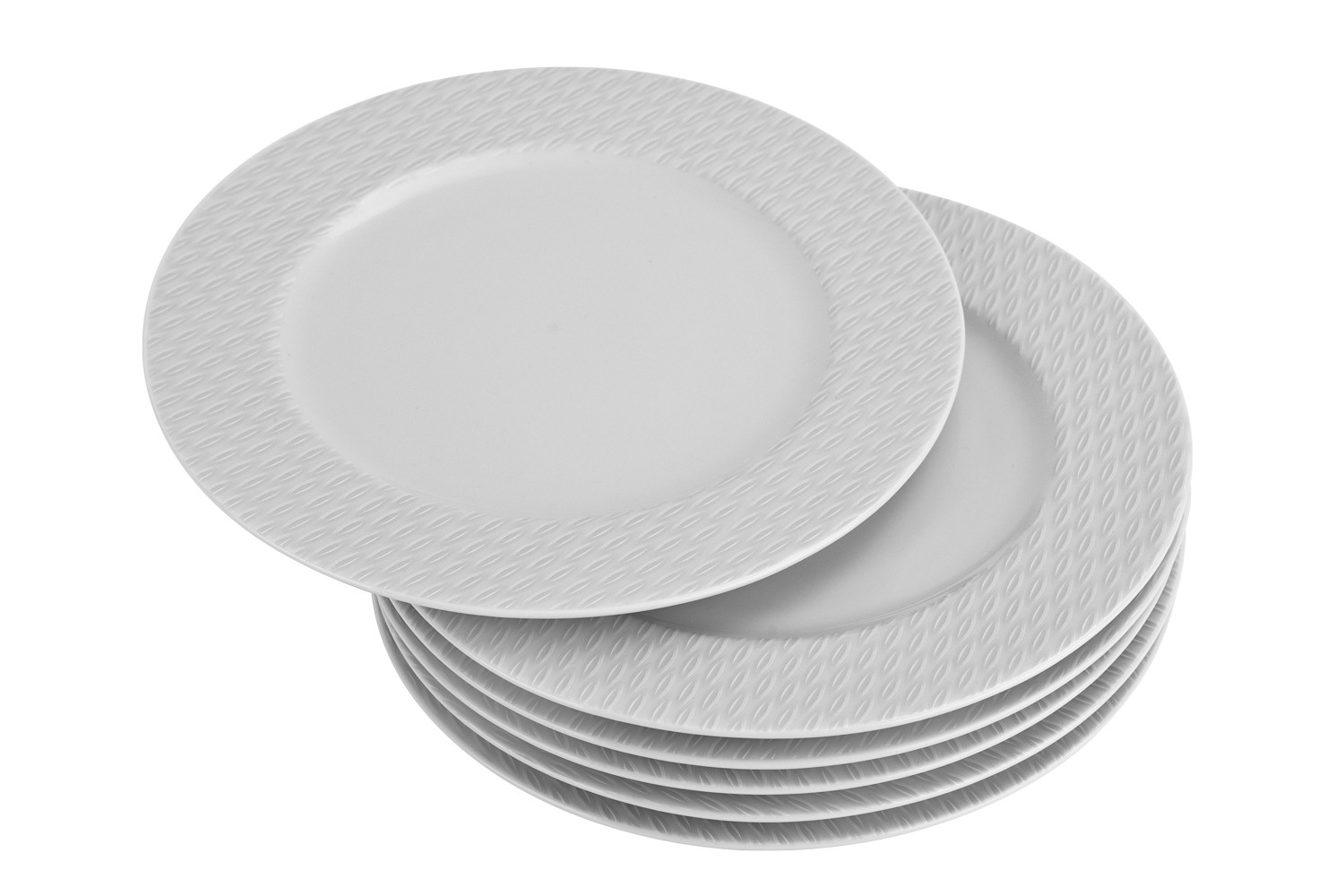 Komplet 6 talerzy deserowych 17cm Rice
