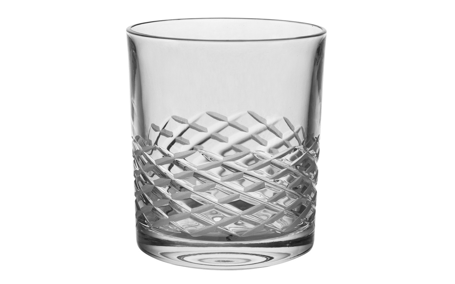 Szklanka Bohemia Whisky Half Clear 9,5 cm.