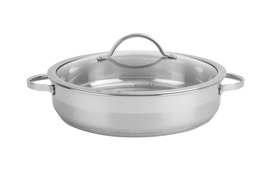 Garnek z pokrywą niski 3 l.