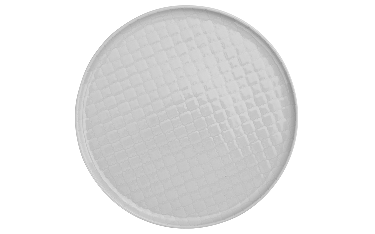 Talerz płytki obiadowy 26cm Marrakesz biały