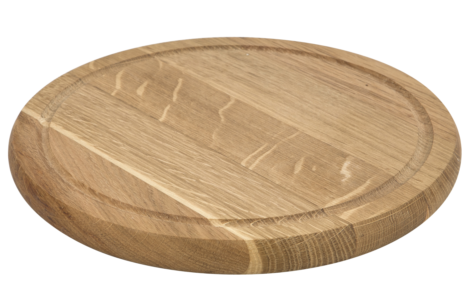 Deska do krojenia dębowa okrągła 25cm DD-11