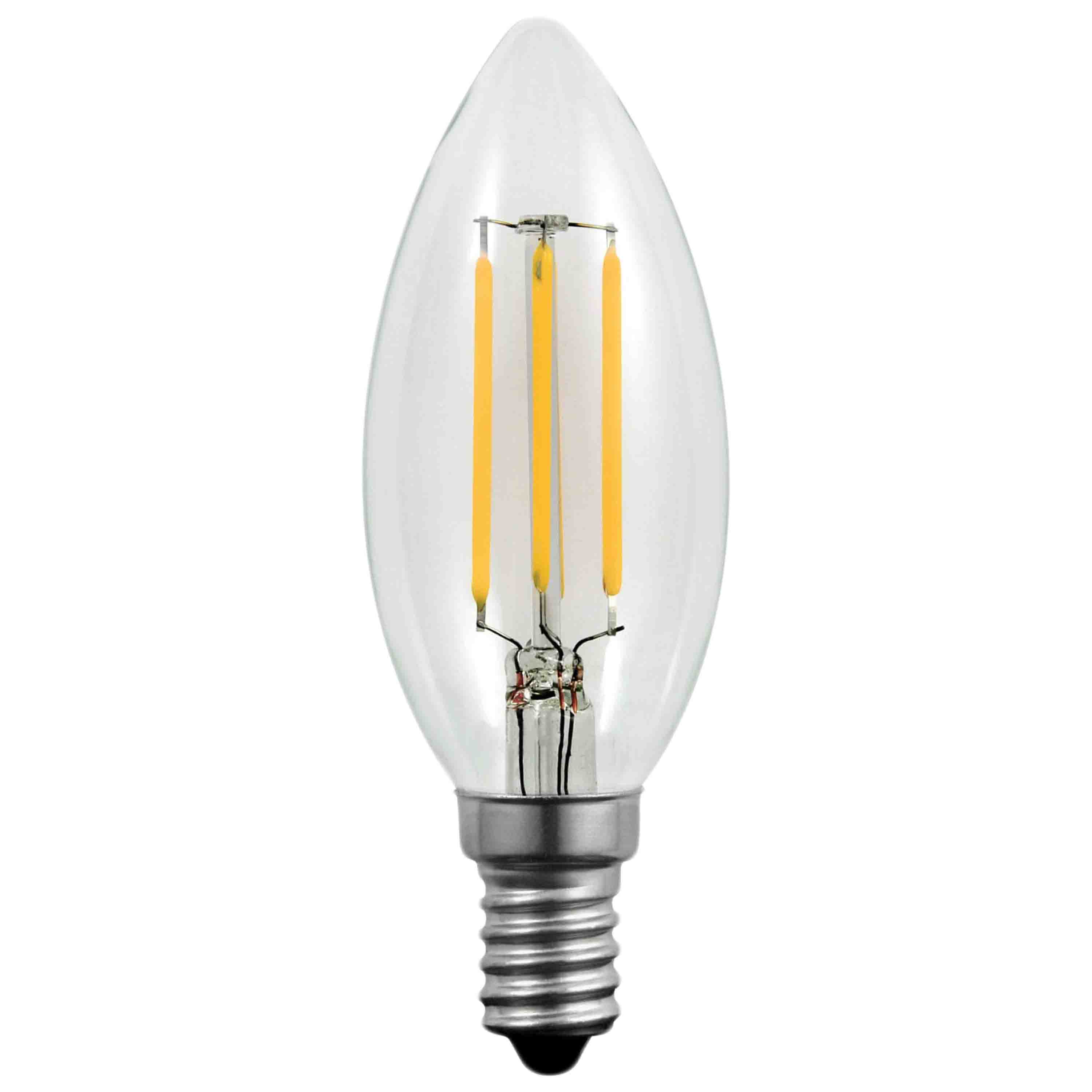 Żarówka LED świeca C35 FLM E14 6W NEUTRALNA LL5795