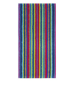 Ręcznik 70x140 cm LIFESTYLE Stripes Multicolor Dunkel