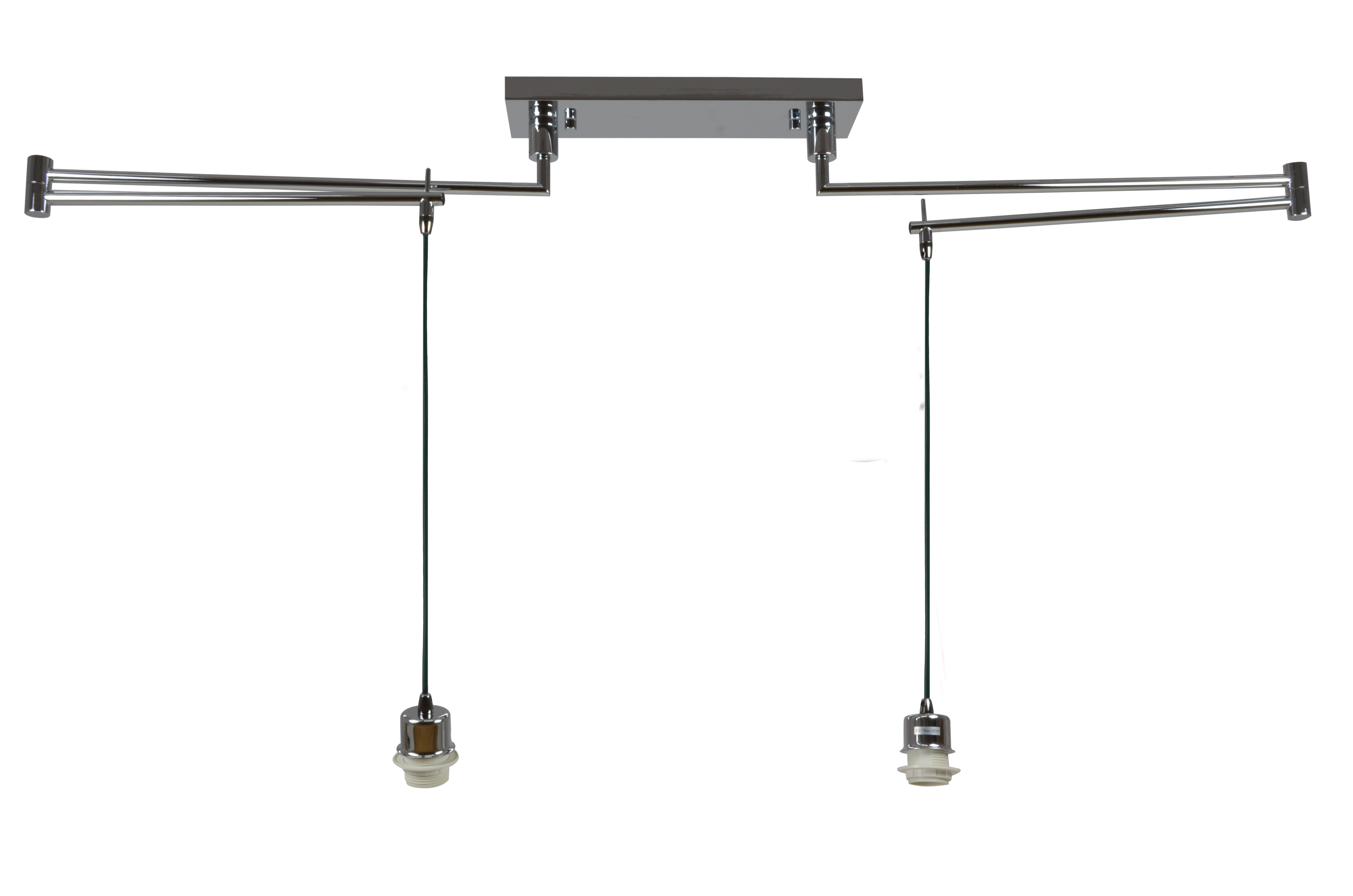 Lampa wisząca Natalia 2S MD2238-2S L.W. Abażur czarny