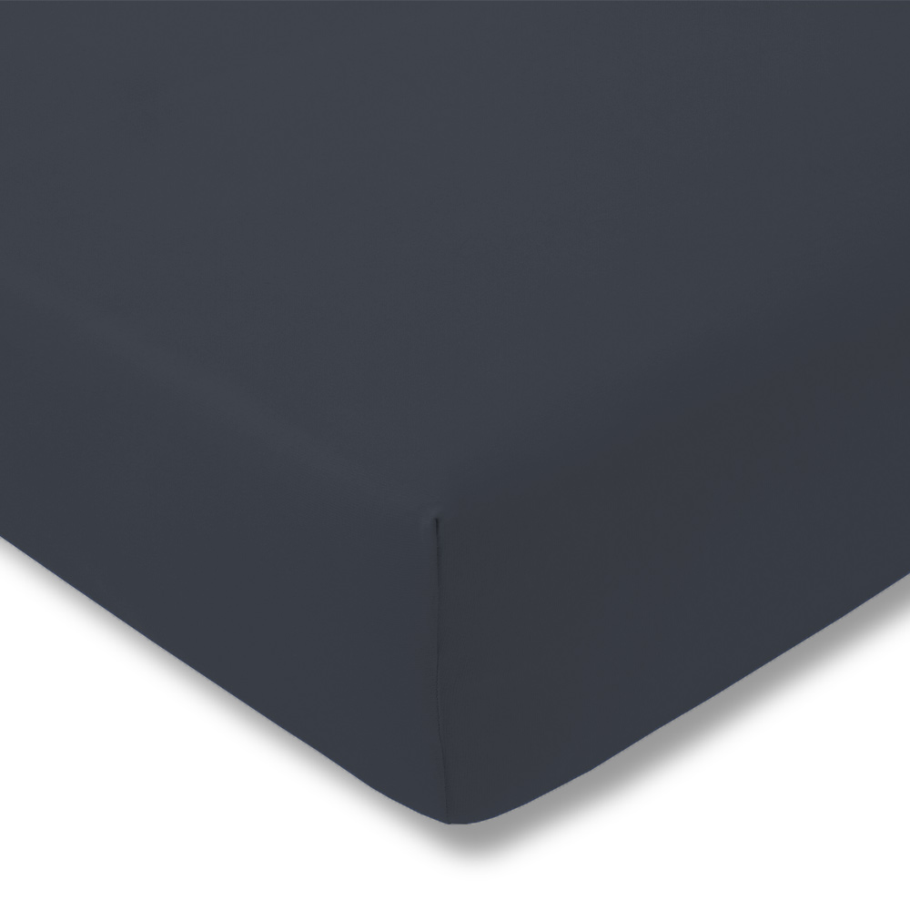 Prześcieradło z gumką jersey 100x200 cm INDIGO feinjersey