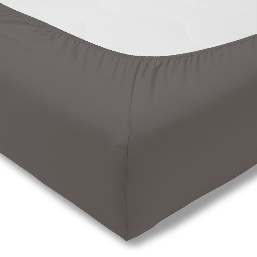 Prześcieradło z gumką jersey 150x200 cm GRAPHIT feinjersey