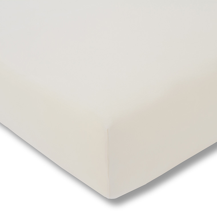 Prześcieradło z gumką jersey 200x200 cm ELFENBEIN feinjersey