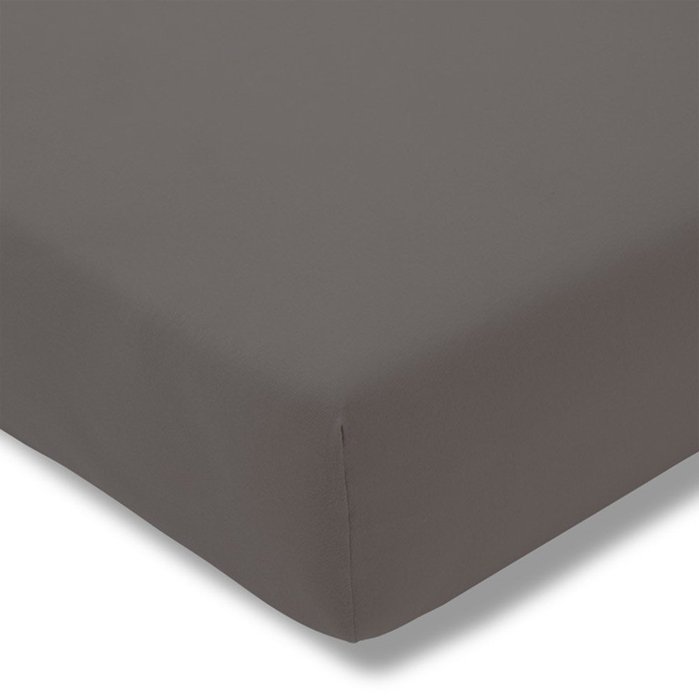 Prześcieradło z gumką jersey 200x200 cm GRAPHIT feinjersey