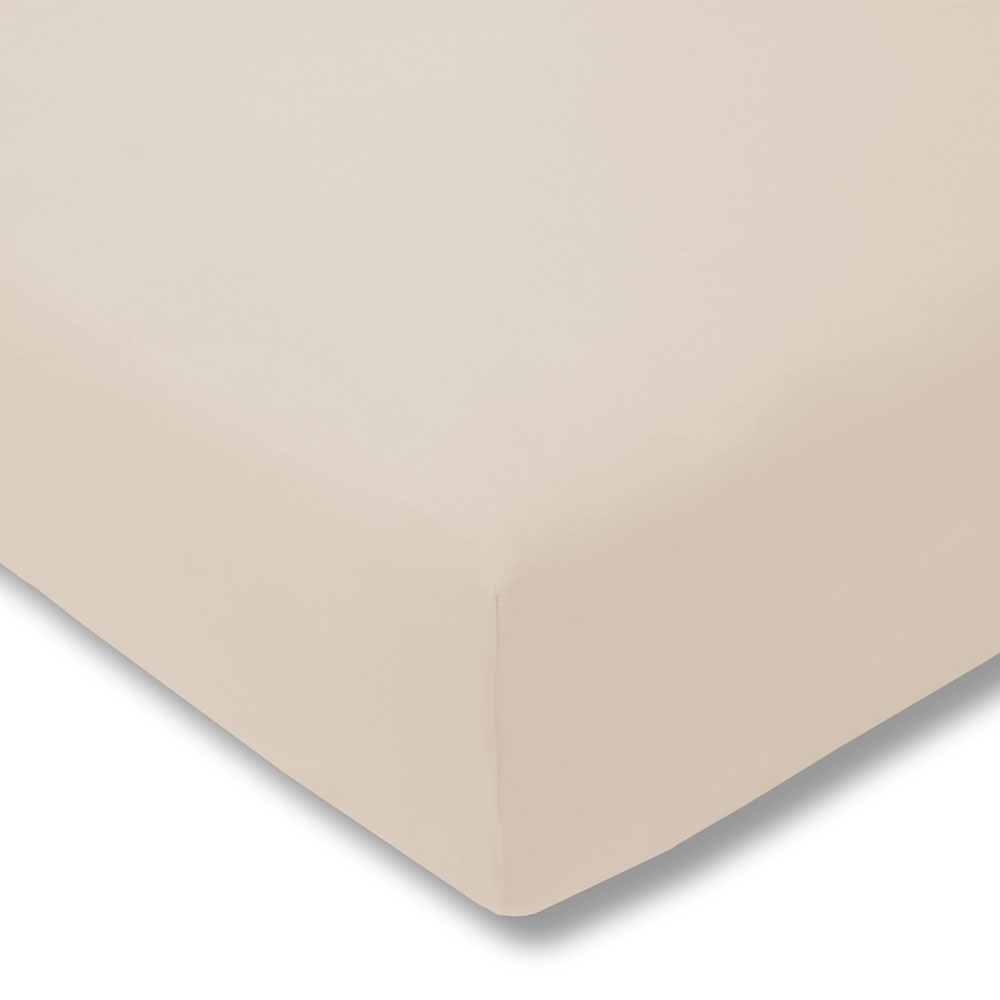 Prześcieradło z gumką zwirn-jersey 100x200 cm PUDER jersey