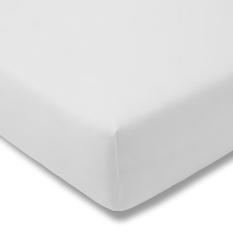 Prześcieradło z gumką zwirn-jersey 200x200 cm WEISS jersey