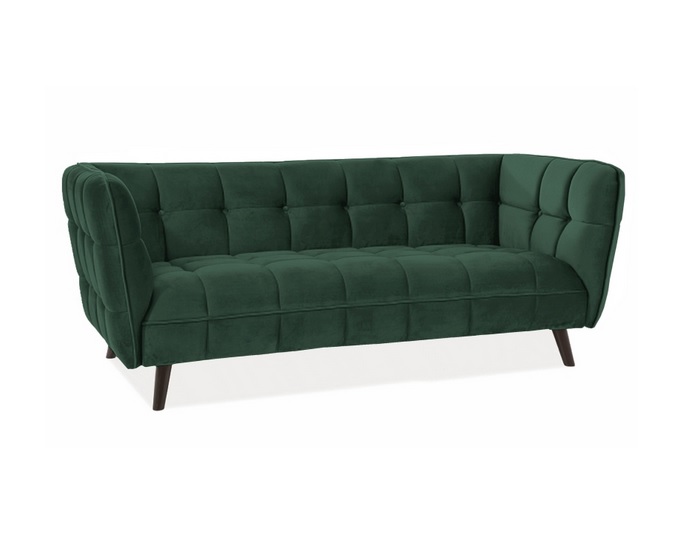 Sofa Castello 3 osobowa zielona